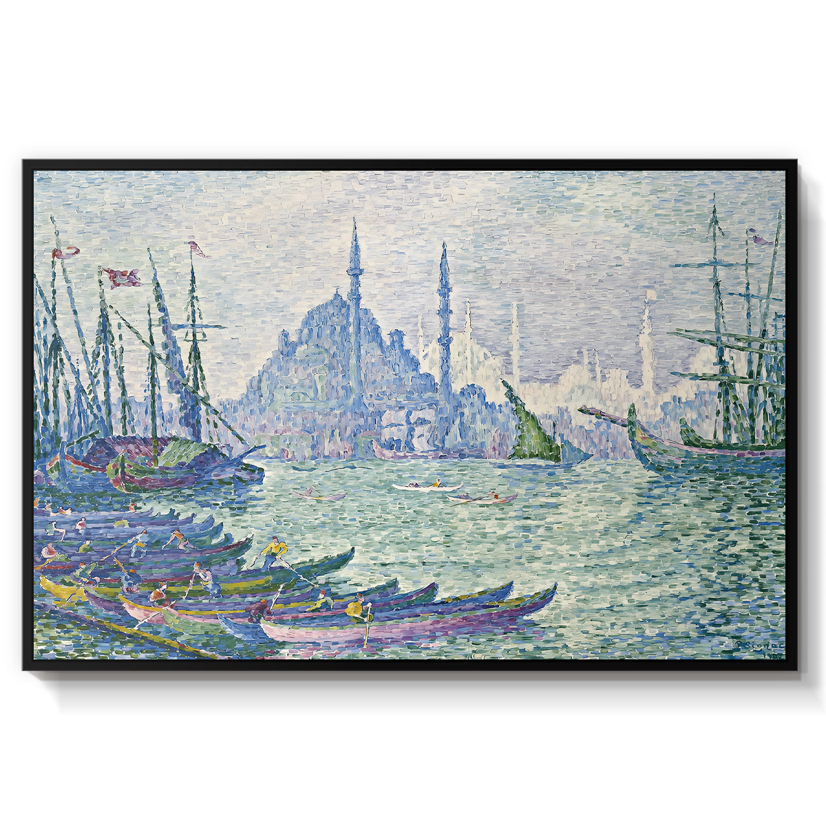 The Golden Horn, Minarets, 1907 - Floater Framed Canvas Print