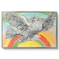 Flying Dove with Rainbow (Colombe volant à l'Arc-en-ciel), 1952 - Floater Framed Canvas Print