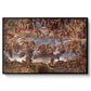 The Last Judgment (Charon's Boat and the Damned), 1536-1541 - Floater Framed Canvas Print