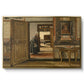 Interior of the Terninck Institution in Antwerp, 1884 - Floater Framed Canvas Print