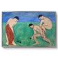 Game of Bowls, 1908 - Floater Framed Canvas Print