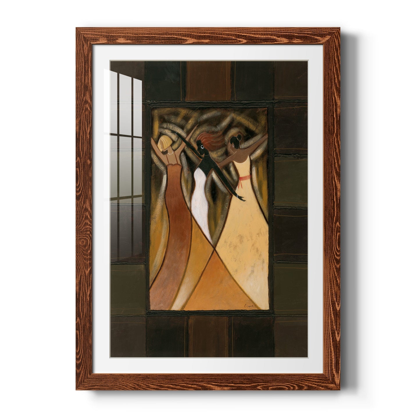 Divine Grace II - Barnwood Framed Art Print