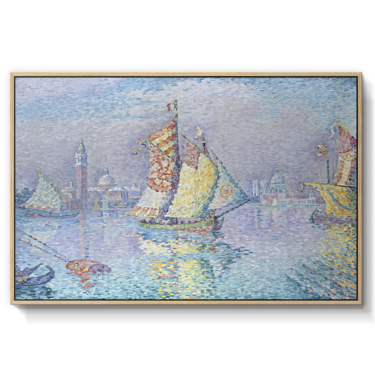 Venice, the Yellow Sail, 1904 - Floater Framed Canvas Print