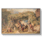 Figures and Animals in a Vineyard, c. 1829 - Floater Framed Canvas Print