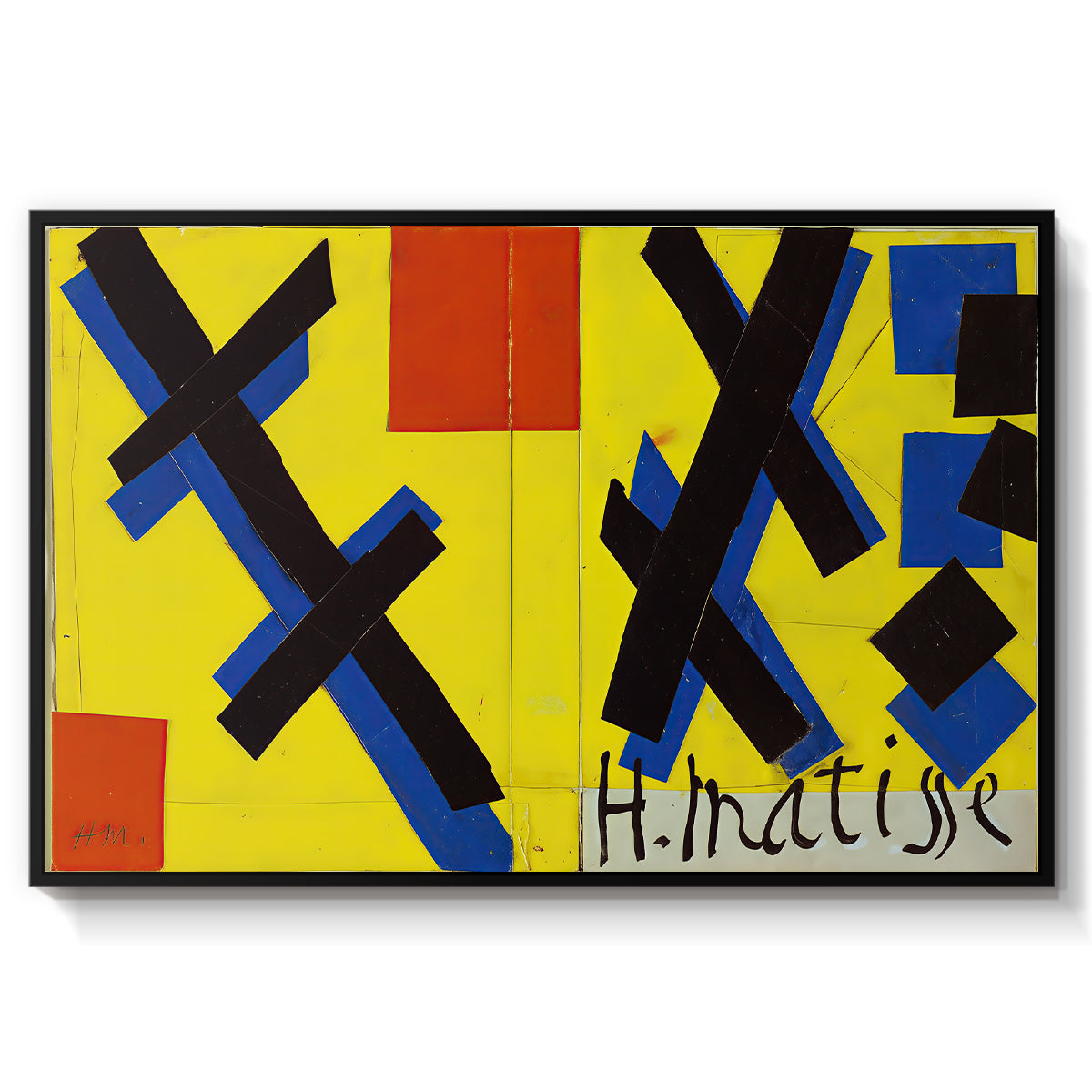 Cover Design for Matisse: His Art and His Public, 1951 - Floater Framed Canvas Print