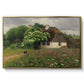 Farmhouse with Meadow Flowers, 1909 - Floater Framed Canvas Print