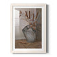 Berries & Cat Tails - Premium Framed Print - Distressed Barnwood Frame - Ready to Hang