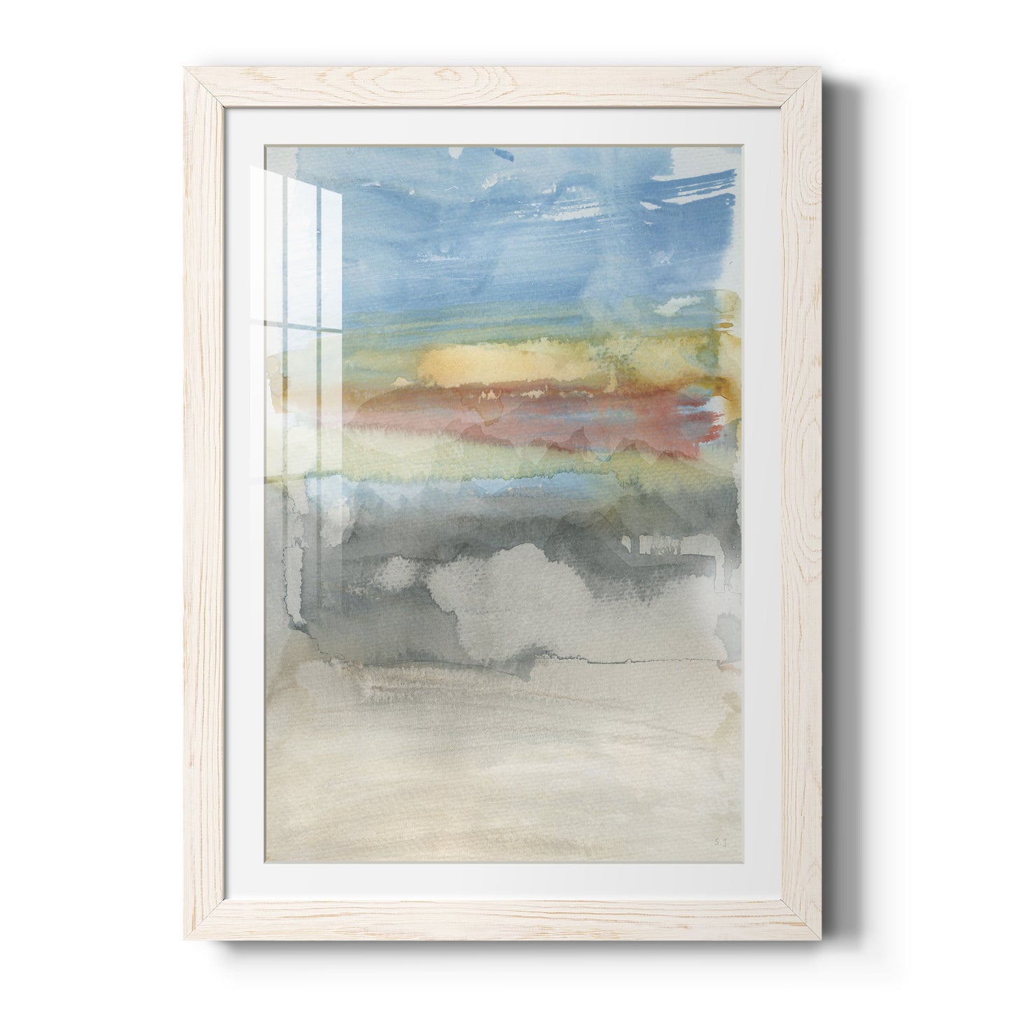 High Desert Sunset I - Barnwood Framed Art Print