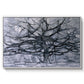 The Gray Tree, 1911 - Floater Framed Canvas Print