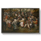 The Wedding Dance, c. 1566 - Floater Framed Canvas Print