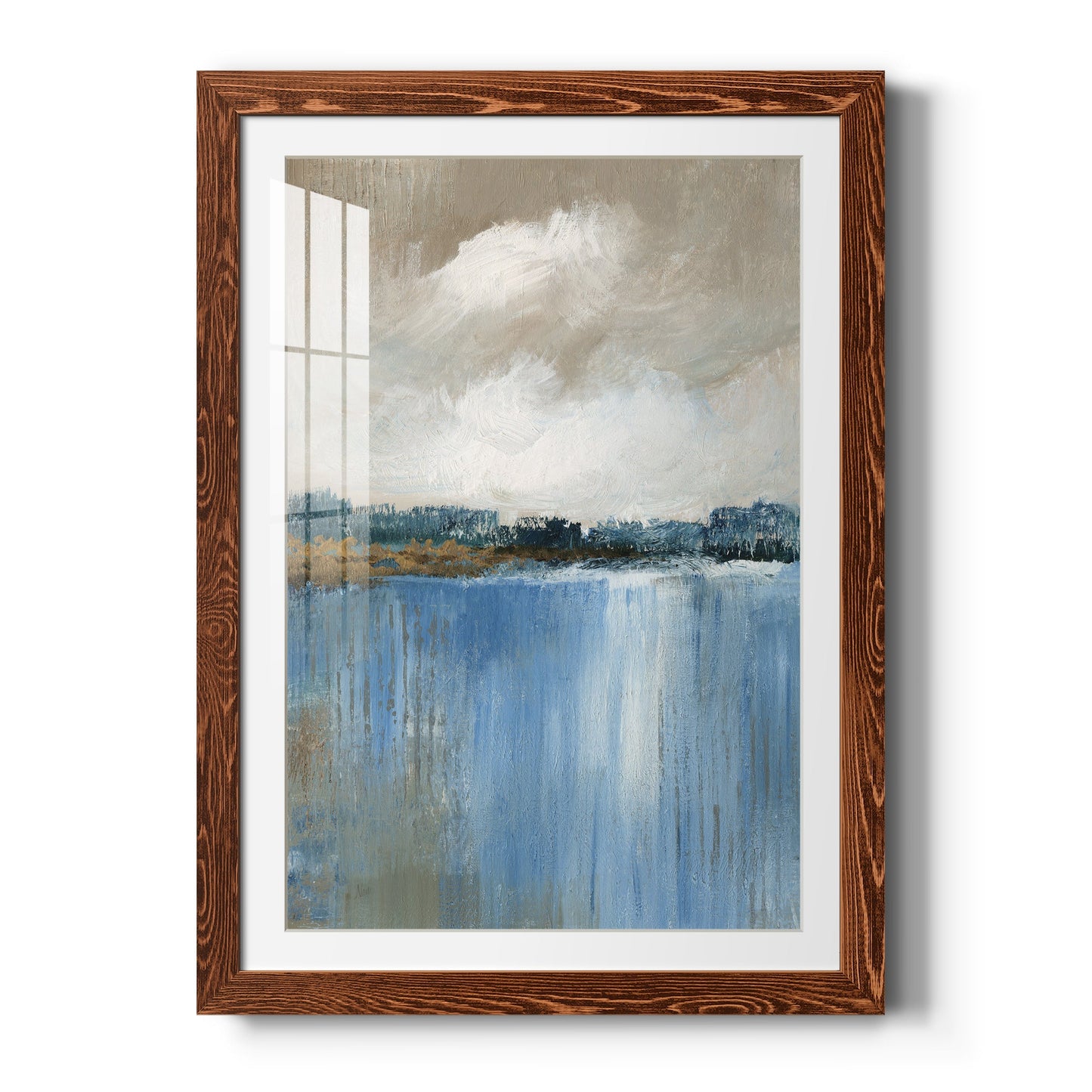 Wind and Water - Barnwood Framed Art Print