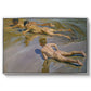 Boys on the Beach, 1910 - Floater Framed Canvas Print