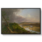 View from Mount Holyoke, Northampton, Massachusetts, after a Thunderstorm (Oxbow), 1836 - Floater Framed Canvas Print