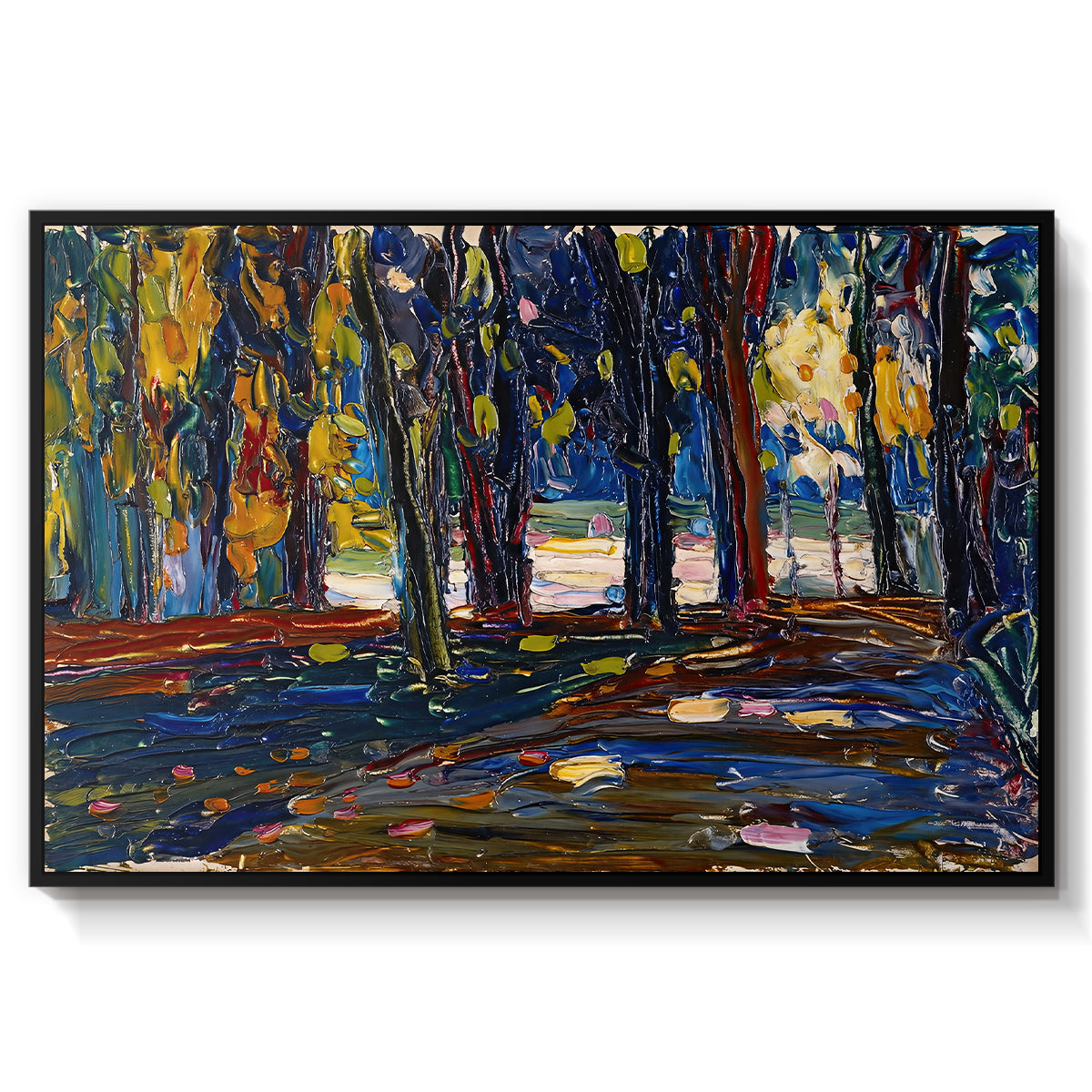 Autumn Study, 1908 - Floater Framed Canvas Print