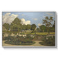 The Painter's Garden at Saint-Privé, 1886 - Floater Framed Canvas Print