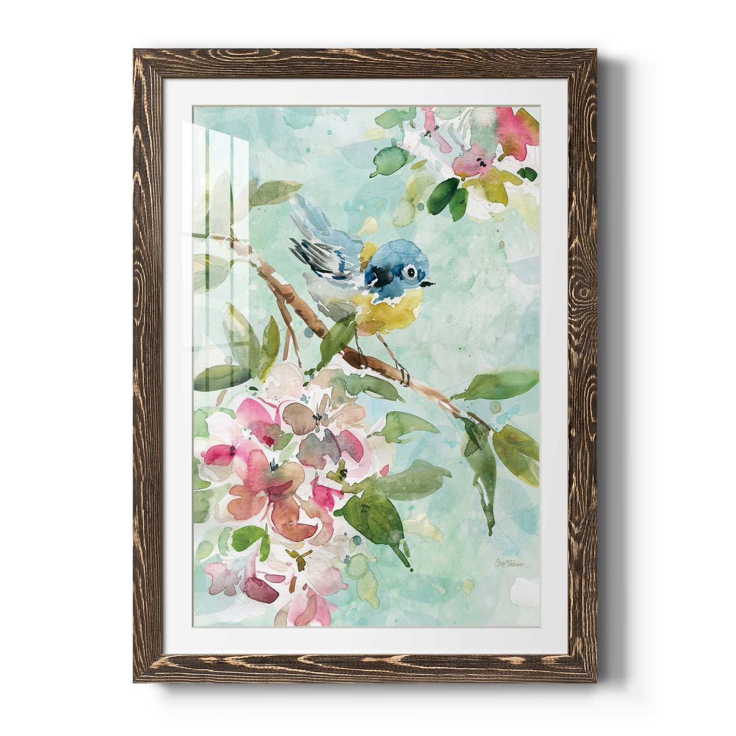 Asbury Garden Song I - Barnwood Framed Art Print