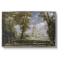 Salisbury Cathedral from the Bishop's Grounds, c. 1825 - Floater Framed Canvas Print