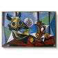 Still Life with Bull's Skull, 1939 - Floater Framed Canvas Print