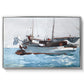 Taking on Wet Provisions, 1903 - Floater Framed Canvas Print