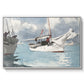 Fishing Boats, Key West, 1903 - Floater Framed Canvas Print