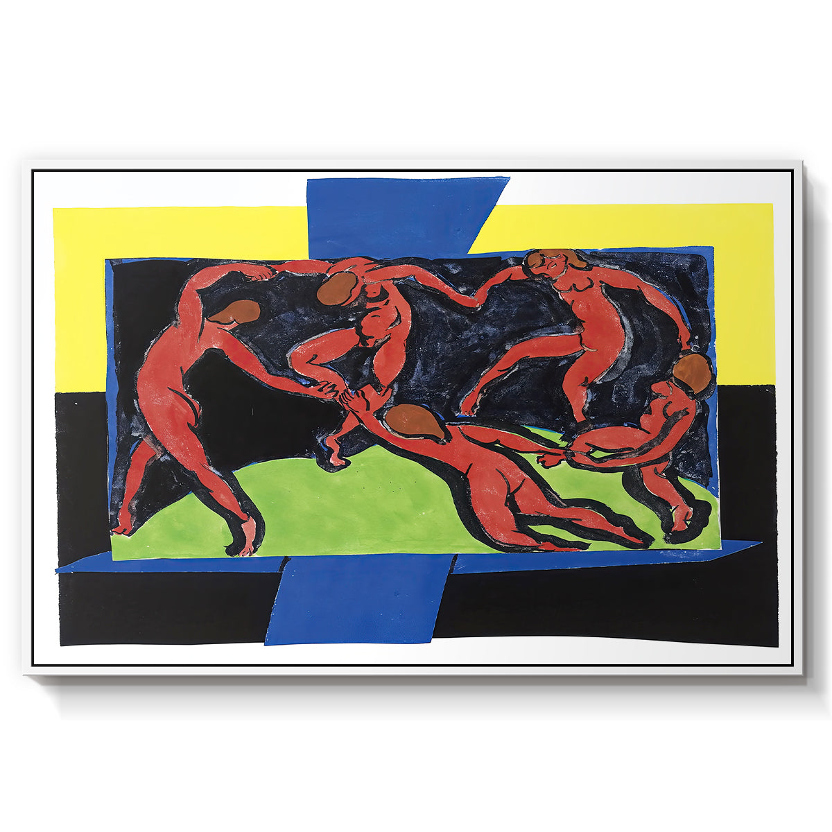The Dance (La Danse), 1939 - Floater Framed Canvas Print