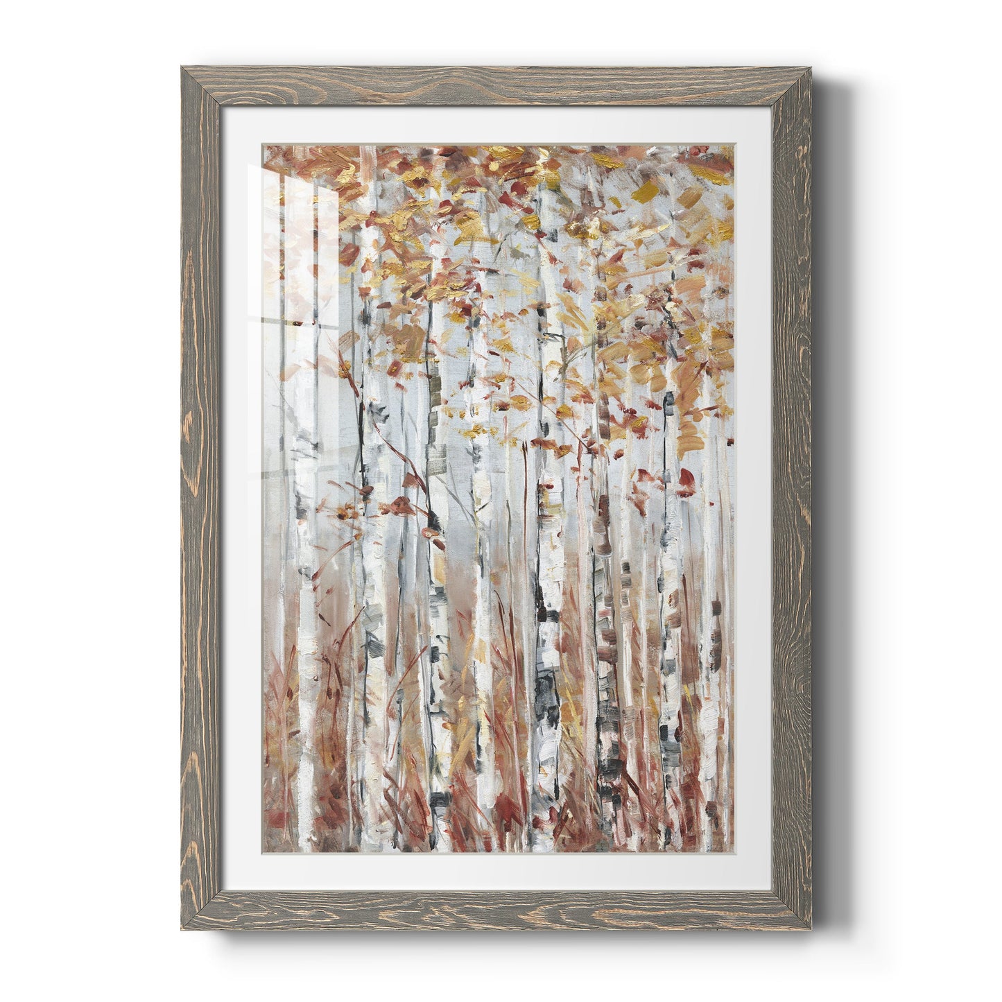 Copper Forest - Premium Framed Print - Distressed Barnwood Frame - Ready to Hang