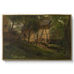 German Farm, 1859 - Floater Framed Canvas Print
