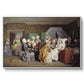 The Maternity Room (Scene from "Barselstuen"), 1845 - Floater Framed Canvas Print