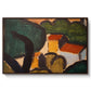 Landscape with Trees and Houses, c. 1905 - Floater Framed Canvas Print