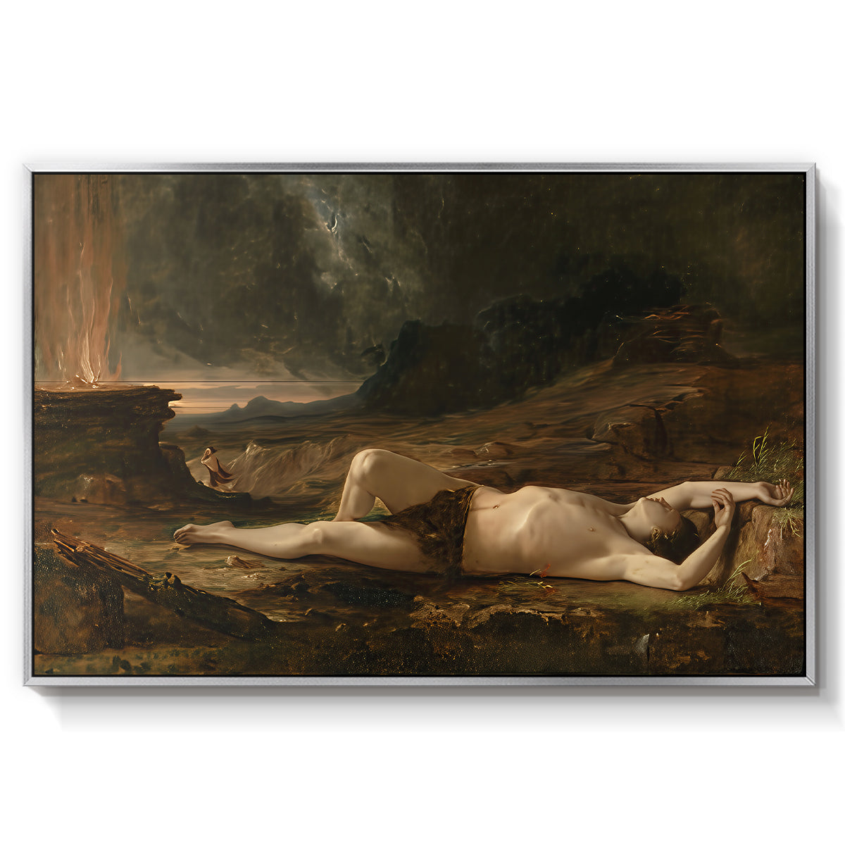 The Dead Abel, 1832 - Floater Framed Canvas Print