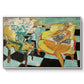 Seated Woman with Flower, 1942 - Floater Framed Canvas Print