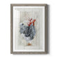 Sunday Best Hen - Barnwood Framed Art Print