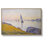 Evening Calm, Concarneau, Opus 220, 1891 - Floater Framed Canvas Print
