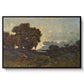Sunset on the Allier (Soleil couchant sur l'Allier), 1904 - Floater Framed Canvas Print