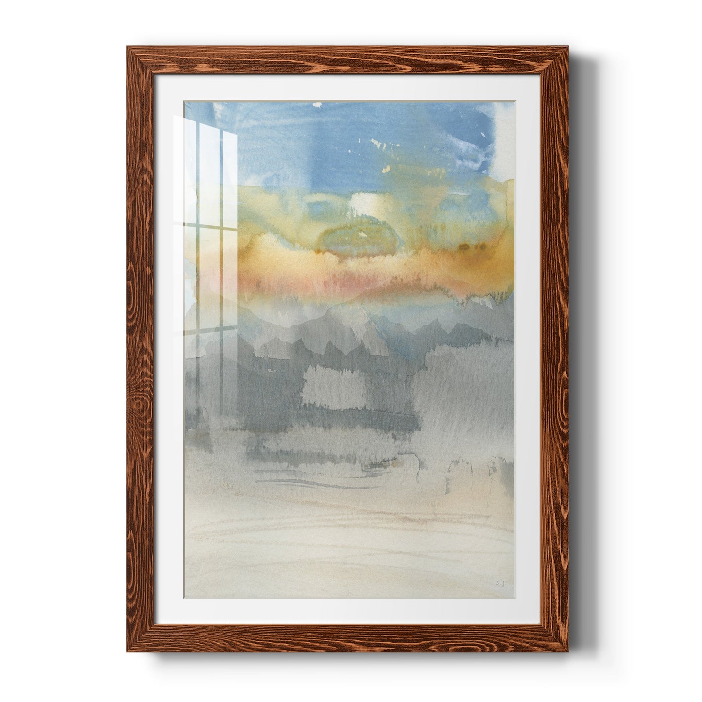 High Desert Sunset II - Premium Framed Print - Distressed Barnwood Frame - Ready to Hang