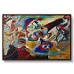 Fragment 2 for Composition VII, 1913 - Floater Framed Canvas Print
