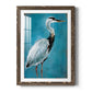 Great Blue Heron I - Premium Framed Print - Distressed Barnwood Frame - Ready to Hang