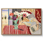 Woman with Anemones (Femme et anémones), c. 1920-1921 - Floater Framed Canvas Print
