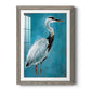 Great Blue Heron I - Premium Framed Print - Distressed Barnwood Frame - Ready to Hang