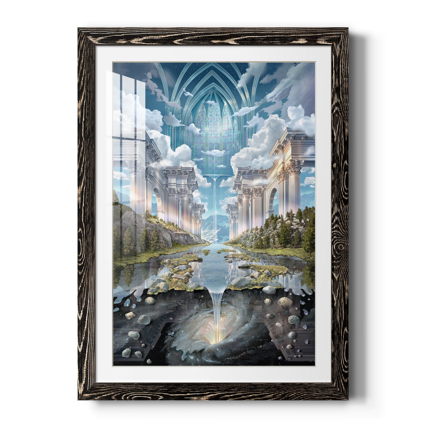 Genesis II - Premium Framed Print - Distressed Barnwood Frame - Ready to Hang