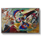 Fragment 2 for Composition VII, 1913 - Floater Framed Canvas Print