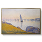 Evening Calm, Concarneau, Opus 220, 1891 - Floater Framed Canvas Print