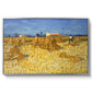 Wheat Field with Sheaves (Harvest in Provence), 1888 - Floater Framed Canvas Print
