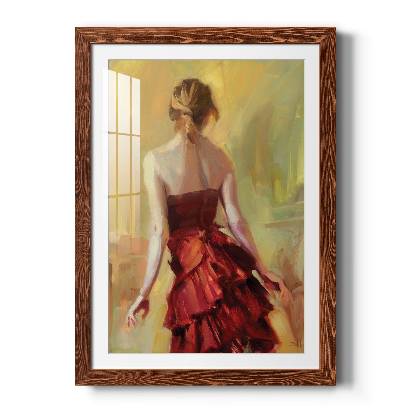 Copper Reflection - Premium Framed Print - Distressed Barnwood Frame - Ready to Hang