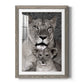 Lioness and Cub - Premium Framed Print - Distressed Barnwood Frame - Ready to Hang