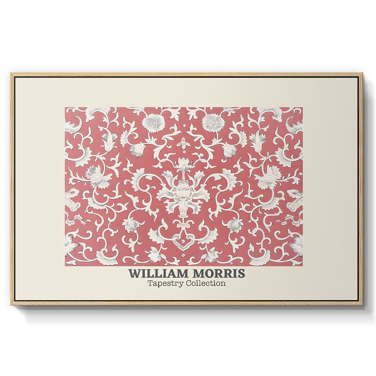 Examples of Chinese Ornament, Pl. XCV (Morris Inspired), 1867 - Floater Framed Canvas Print