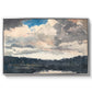 The Lone Boat, North Woods Club, Adirondacks, 1892 - Floater Framed Canvas Print