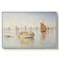 Concarneau, Quiet Morning, Opus 219, 1891 - Floater Framed Canvas Print