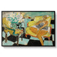 Seated Woman with Flower, 1942 - Floater Framed Canvas Print
