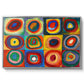 Color Study: Squares with Concentric Circles, 1913 - Floater Framed Canvas Print